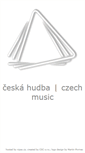 Mobile Screenshot of czechmusic.org
