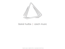 Tablet Screenshot of czechmusic.org